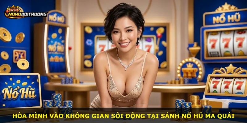 Hòa mình vào không gian sôi động tại sảnh Nổ Hũ Ma Quái