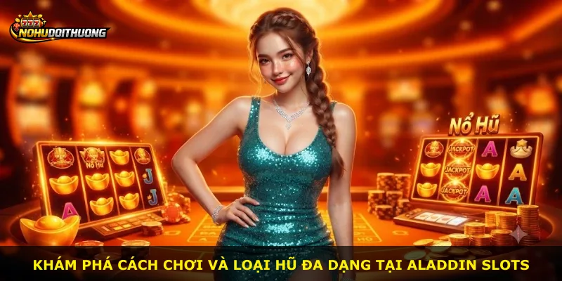 Khám phá cách chơi và loại hũ đa dạng tại Aladdin Slots
