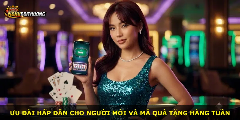 Ưu đãi hấp dẫn cho người mới và mã quà tặng hàng tuần